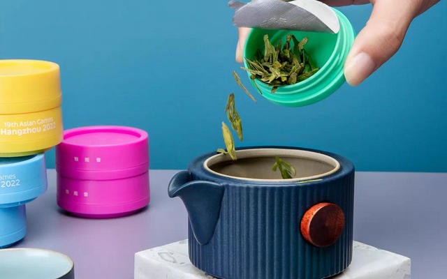 亚运潮玩扭扭茶，设计大奖拿到手软的茶有多会玩？